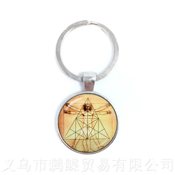 Porte-clés mère de bébé béni vierge marie, pendentif chrétien de jésus Christ, porte-clés en carrelage de verre religieux catholique – Image 14
