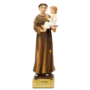 Statue de Saint-Antonio, icône catholique, ornements de prière de la famille Saint, jésus-Christ, décoration de maison, artisanat en résine