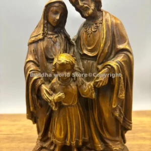 Statue de sculpture en bronze à collectionner, christianisme, catholicisme chrétien, art religieux, Madonna, sainte marie, jésus, foi, ornement