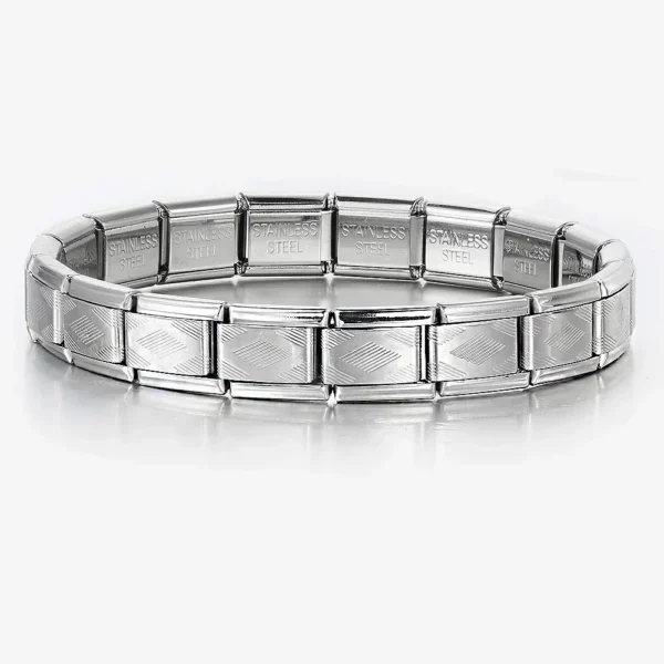 Coeur croix papillon italien breloque lien en acier inoxydable doré Bracelets bricolage faisant 9mm perles rétro Bracelet bijoux en gros – Image 22