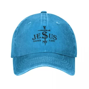Casquettes de baseball vintage, lavage à l'eau, Jésus a sauvé ma vie, zones me, chapeau Snapback, Christian CasAdvantages