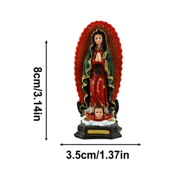 Figurine de Jésus en résine pour la décoration de la maison, intensifications religieuses, artisanat, statue d'Auckland, ornement, petite statue pour table – Image 17