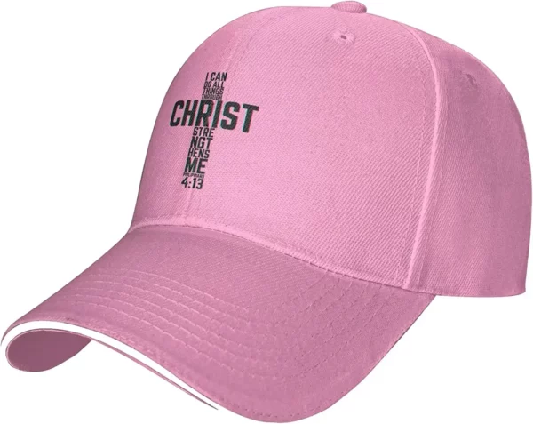 I Can Do All Things Through Christ Baseball Cap for Men and Women, Christian God, Jesus Lord Bless, USA Rooted in Christ Hat – Image 11