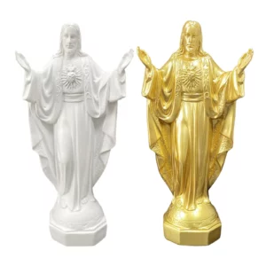 Sculpture de Statue de Jésus en Résine, Figurine Miniature à Collectionner, Ornement pour Chambre à Coucher, Salon, Décorations de Bureau