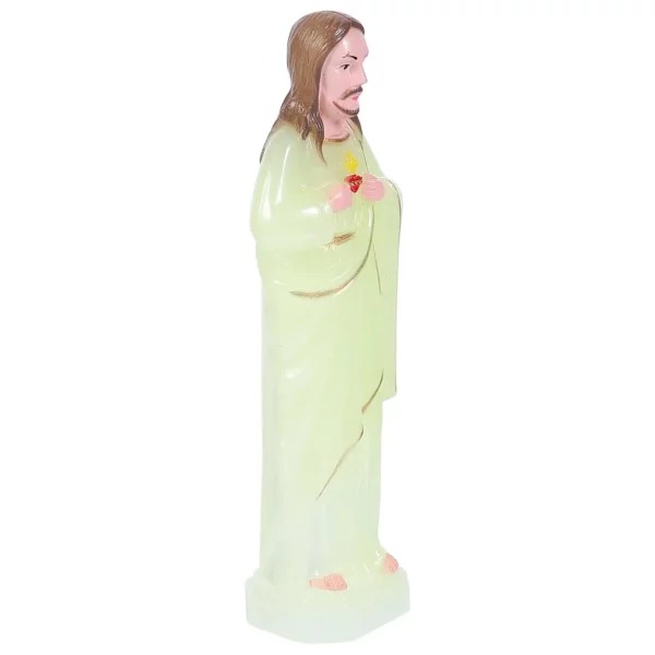 Statue de jésus en plastique, ornement, cadeau religieux, décoration de maison, christianisme catholique, Figurine Miniature, Table de bureau