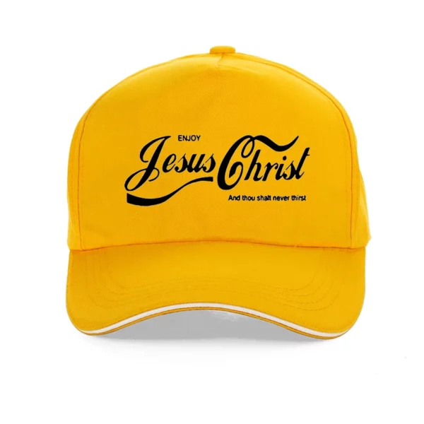 Profitez de jésus Christ le vrai roi chrétien drôle hommes chapeau foi prière graphique mode nouveau coton unisexe casquette de baseball – Image 21