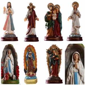 Sculpture de la Sainte Vierge Marie, 1 pièce, figurine de statue de Notre Dame de Lourds