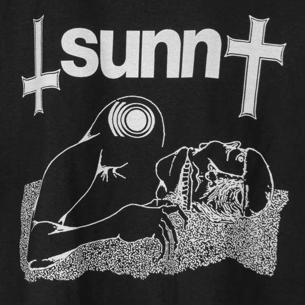 T-Shirt à Manches Courtes en Coton pour Homme, Vêtement Imprimé, Void Drone Metal Rock Jesu Sleep Earth – Image 6