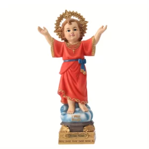 1Pc 32.5cm Statue résine Divino Nino jésus Statue décoration religieuse 8'haute résine divine enfant bébé jésus Figurine Sculpture