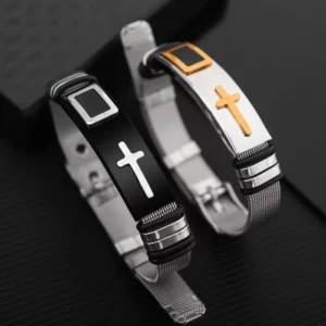 Bracelet croisé Style Punk Hip Hop Pop, personnalité Simple, bijoux simples pour Couples, cadeaux de vacances