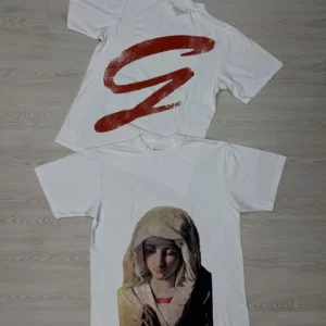 Américain rétro t-shirt Y2K vêtements hommes femmes Hip Hop dessin animé lettre impression surdimensionné t-shirt coton décontracté à manches courtes hauts