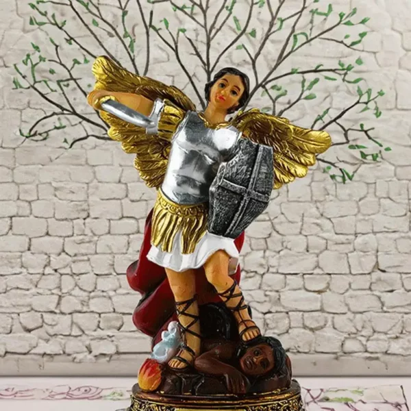 Figurine de Jésus en résine pour la décoration de la maison, intensifications religieuses, artisanat, statue d'Auckland, ornement, petite statue pour table – Image 3