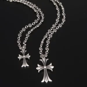Collier avec pendentif croix religieuse classique, nouvelle mode, gothique, Vintage, en acier inoxydable, cadeau pour hommes, bijoux à breloques Crucifix
