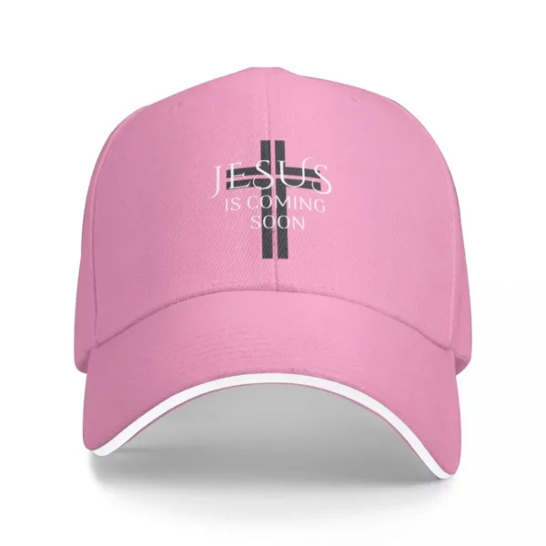 Casquette de baseball Anime pour hommes et femmes, Jésus arrive bientôt, sortie sur la plage, mode – Image 8