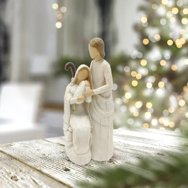 Statues de famille religieuse/statues de décoration extérieure pour la maison/statues commémoratives de jésus décoration de lieu religieux/idée de pâques de noël – Image 11