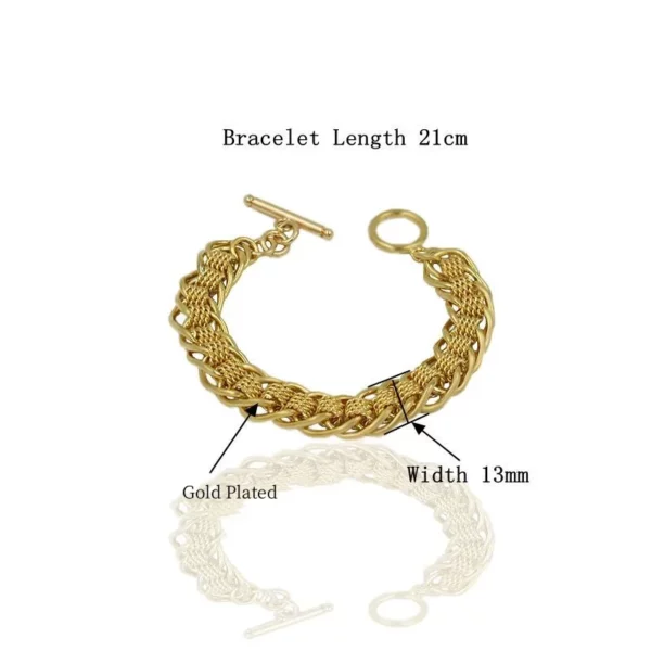 Bracelet en acier inoxydable plaqué or pour hommes et femmes, croix de Jésus, ceinture du Christ, bracelet d'identification noir, cadeau de fête d'anniversaire, bijoux à la mode – Image 6