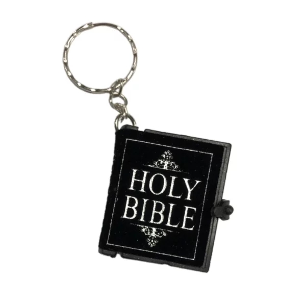 Mini porte-clés pendentif Bible fait à la main, ornement de porte-clés, petit nettoyage, fait à la main, saute, cadeaux d'anniversaire – Image 10