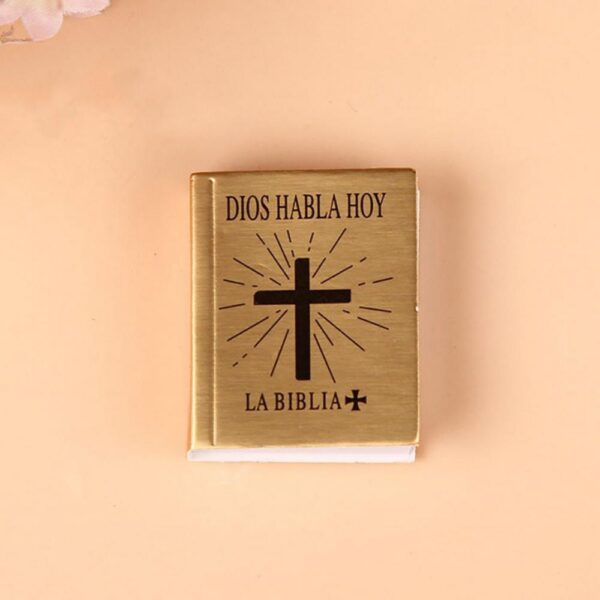 Bible chrétienne espagnole pendentif porte-clés sac voiture suspendus porte-clés cadeau d'anniversaire porte-clés sac breloques porte-clés – Image 9