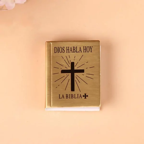 Bible chrétienne espagnole pendentif porte-clés sac voiture suspendus porte-clés cadeau d'anniversaire porte-clés sac breloques porte-clés