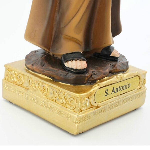 Statue de Saint-Antonio, icône catholique, ornements de prière de la famille Saint, jésus-Christ, décoration de maison, artisanat en résine – Image 11