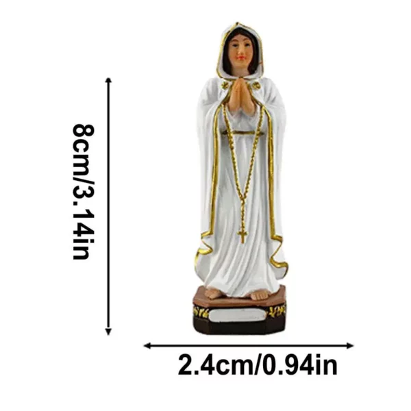 Figurine de Jésus en résine pour la décoration de la maison, intensifications religieuses, artisanat, statue d'Auckland, ornement, petite statue pour table – Image 6