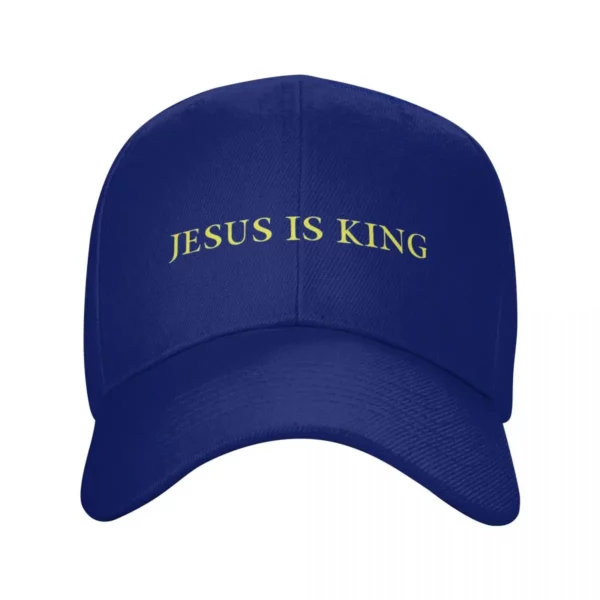 Casquette de baseball Jesus Is King Kanye West, casquettes de soleil de sport pour adultes, chapeau de papa, casquettes Snapback réglables, casquette de camionneur, casquette d'été – Image 2