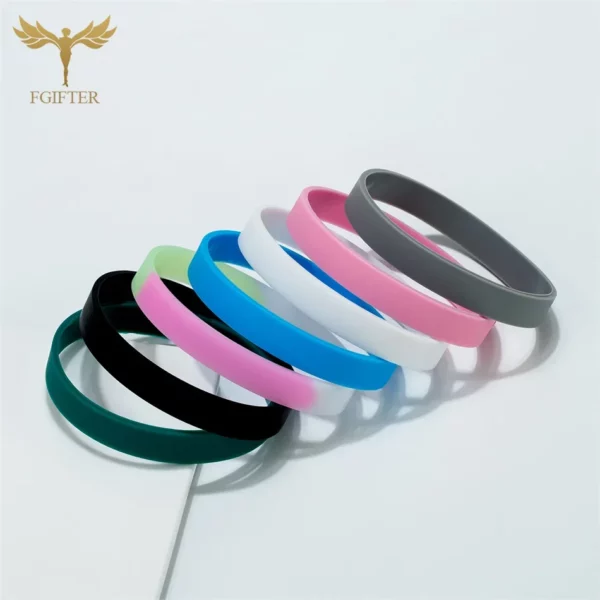 Bracelets en acier inoxydable pour documents en or, accessoire de symboles croisés, plusieurs couleurs, bracelet en caoutchouc, bracelets, religion chrétienne, bijoux – Image 21