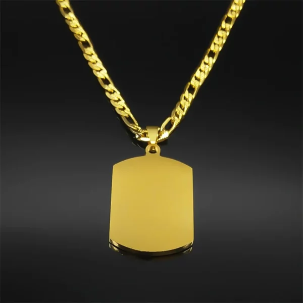 Collier pendentif coeur sacré jésus pour femmes et hommes, en acier inoxydable, strass, couleur or, amulette de foi, chaîne masculine, bijoux cadeaux – Image 2