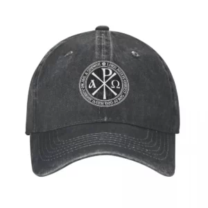 Casquette de baseball vintage avec prière de Jésus orthodoxe pour hommes et femmes, DistMurcia, délavée, snapback, chapeaux d'entraînement en plein air