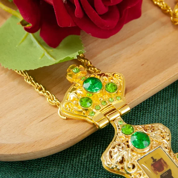 Croix orthodoxe jésus pendentif en alliage de Zinc collier prêtre seins croix baptême culte mariage funéraire jésus orthodoxe – Image 4