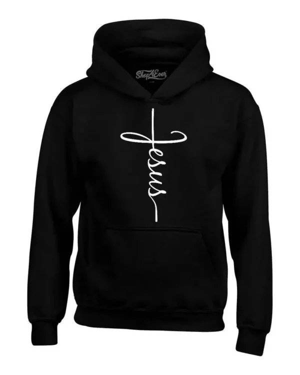 Sweats à capuche croix de Jésus, religieux chrétien, disciple de foi, église du Christ, PVD