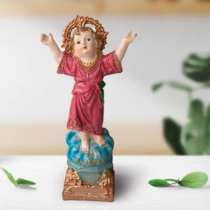 INO NINO ESTATUA-Figurines de Jésus de 20.5cm, Décoration de Noël Peinte à Collectionner, pour Étagère, Armoire, Maison, Salon, Église