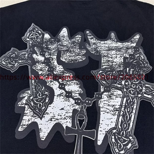 T-shirt imprimé Saint Tears pour hommes et femmes, haute qualité, t-shirt en Y, synchronisation, 2022 – Image 14