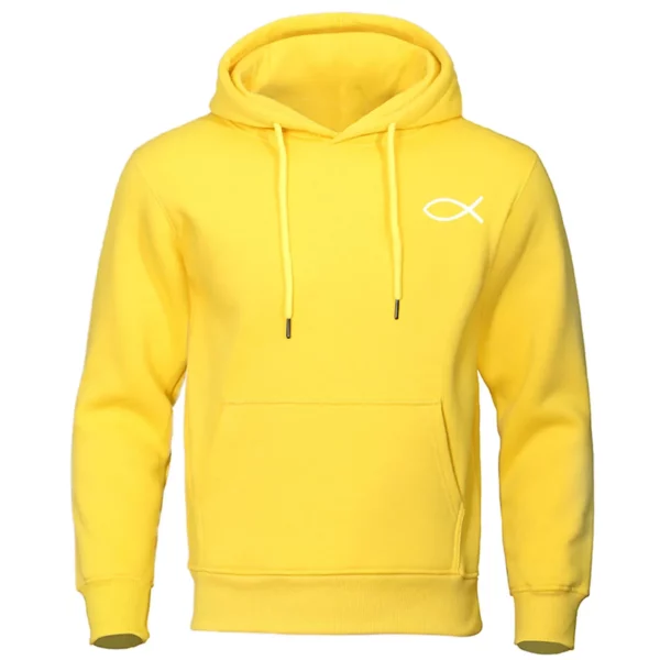 Sweat-shirt chrétien jésus pour hommes et femmes, sweats à capuche de poisson, pull de marque de haute qualité, sweat à capuche chaud Smile, streetwear décontracté, automne, hiver – Image 19