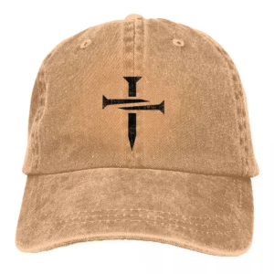 Casquette de baseball pour hommes et femmes, chapeaux, protection de visière, Snapback, casquettes croix de Dieu Jésus, 3 N64.
