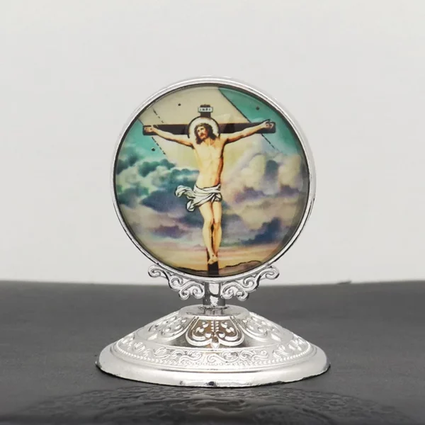 Statue religieuse pour la décoration de la maison, Jésus, la Vierge Marie, la Sainte icône, le Christ catholique, l'ange, la voiture, le bureau, les fournitures, nouveau, 2023 – Image 37