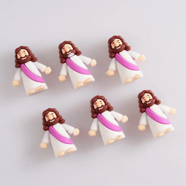 Mini beurres classiques du Christ Sauveur de Jésus pour Pâques, jouet artisanal décoratif pour l'école du dimanche, 24/50/60 pièces – Image 3