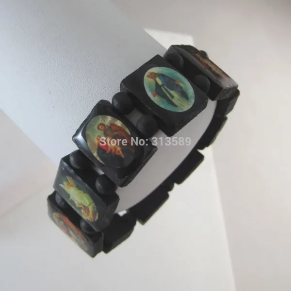 Bracelet en bois de mode pour la remise des diplômes, salle de bain TCH, LIC IBurgos, SAINTS, JESUS, CROSS VIRGIN, MARY, TENG, GE RELIGITITUNISEX, pièce unique – Image 5